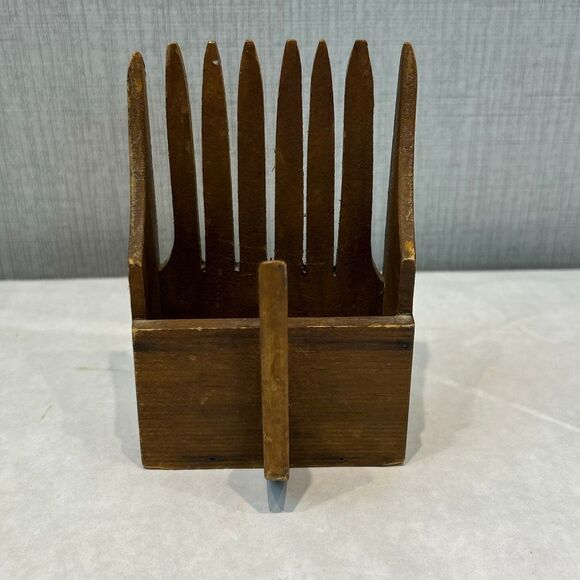 Antique Handmade Wooden Cranberry Rake Scoop Mini Small Handheld Vintage - Picture 2 of 10